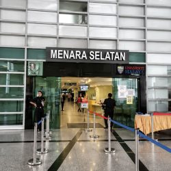 from soc main lobby to menara utama